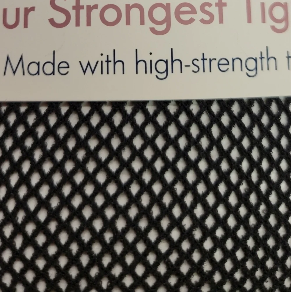 Secret Treasures 1 Pair Fishnet Stockings Tights Strongest Tights Ever Black